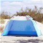 vidaXL Tente de plage 2 personnes libération rapide imperméable