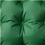 vidaXL Matelas de camping autogonflant avec oreiller 1 personne vert