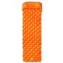 vidaXL Matelas de camping gonflable avec oreiller 1 personne orange