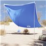 vidaXL Auvent de plage avec ancres de sable bleu 214x236 cm