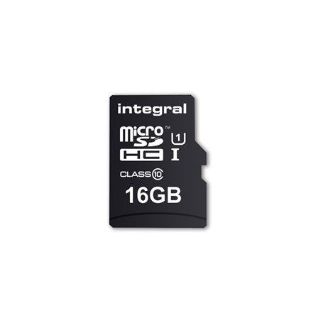 Integral 16GB SMARTPHONE AND TABLET MICROSDHC/XC CLASS 10 UHS-I U1 16 Go MicroSD