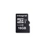 Integral 16GB SMARTPHONE AND TABLET MICROSDHC/XC CLASS 10 UHS-I U1 16 Go MicroSD