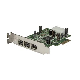 StarTech.com Carte adaptateur PCI Express vers 3 ports FireWire - Faible encombrement - 800 et 400