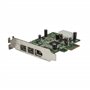 StarTech.com Carte adaptateur PCI Express vers 3 ports FireWire - Faible encombrement - 800 et 400