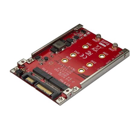 StarTech.com Adaptateur pour deux disques SSD M.2 vers SATA dans baie de 2