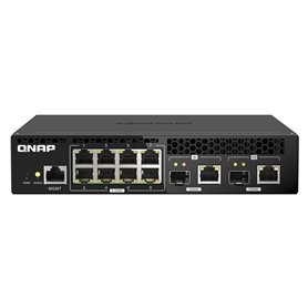 QNAP QSW-M2108R-2C commutateur réseau Géré L2 2.5G Ethernet (100/1000/2500) Connexion Ethernet