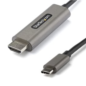 StarTech.com Câble USB C vers HDMI 4K 60Hz HDR10 2m - Câble Adaptateur Vidéo Ultra HD USB Type-C vers HDMI 4K 2.0b - Convertisse
