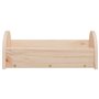 vidaXL Mangeoire à foin pour lapins 28x10x10 cm bois massif de sapin