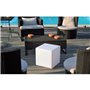 Cube lumineux tabouret filaire pour extérieur LED - LUMISKY - Carry W40 - Blanc - 10W - Hauteur 40cm