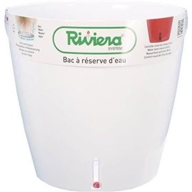 Pot de fleur rond Eva New en plastique - RIVIERA - Ø 31 cm - 14