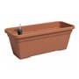 Jardiniere - Plastique - Terre cuite - Rectangulaire - L57