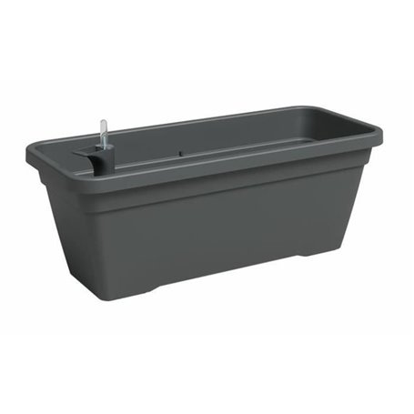 Jardiniere - Plastique - Anthracite - Rectangulaire - L77