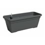 Jardiniere - Plastique - Anthracite - Rectangulaire - L77