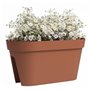 Jardiniere Balcon - Plastique - Terre cuite - Rectangulaire - L60 x P30 x H30cm - ARTEVASI