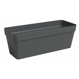 Jardiniere - Plastique - Anthracite - Rectangulaire - L49