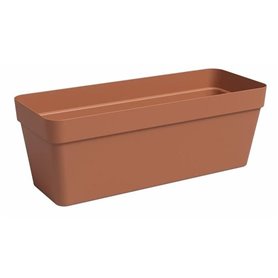 Jardiniere - Plastique - Terre cuite - Rectangulaire - L49