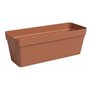 Jardiniere - Plastique - Terre cuite - Rectangulaire - L49