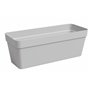 Jardiniere - Plastique - Gris clair - Rectangulaire - L49