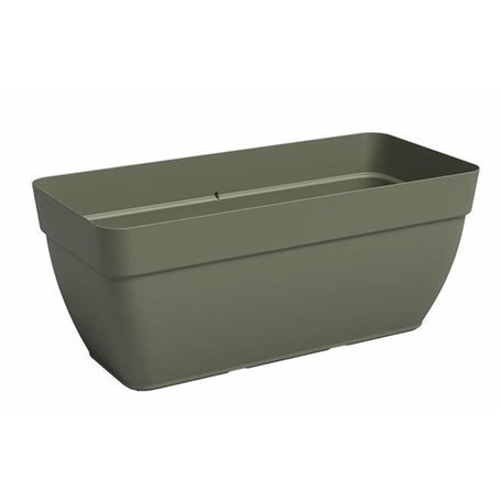 Jardiniere - Plastique - Vert sec - Rectangulaire - L57