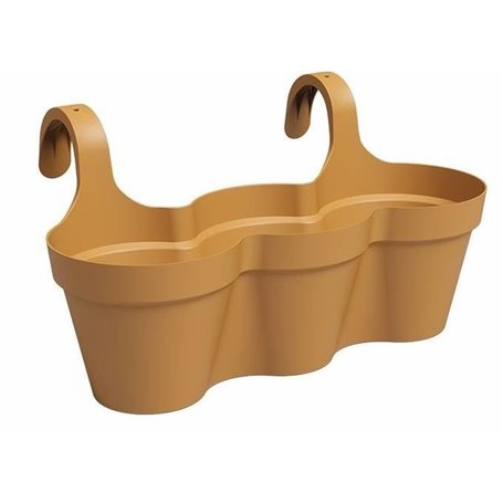 Pot ARTEVASI - CAPRI TRIPLE - Balcon - Jaune miel - L54 x P30