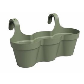 Pot ARTEVASI - CAPRI TRIPLE - Balcon - Vert Cendre - L54 x P30