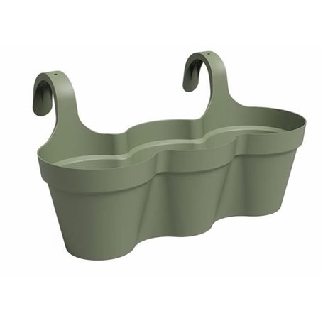 Pot ARTEVASI - CAPRI TRIPLE - Balcon - Vert Cendre - L54 x P30