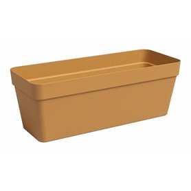 Jardiniere - Plastique - Jaune miel - Rectangulaire - L49