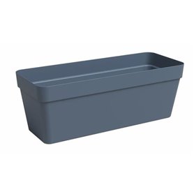 Jardiniere - Plastique - Bleu Ardoise - Rectangulaire - L49