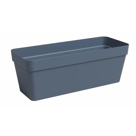 Jardiniere - Plastique - Bleu Ardoise - Rectangulaire - L49