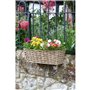 Jardiniere - Faux rotin - Bari sable - 48 cm - SMART GARDEN