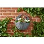 Panier mural - Faux rotin - Gris - 41 cm - SMART GARDEN