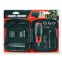 Coffret Tournevis a cliquet manuel avec embouts (43 pieces) BLACK+DECKER - A7175-XJ