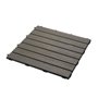 Smoby - Set de 6 dalles - Plancher de Maison - Anti-UV - 45x45cm - Effet texturé bois - Plastique 100% recyclé - Fabriqué en Fra