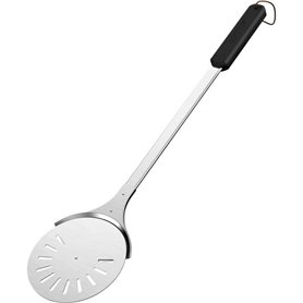 Pizza turning peel - COZZE - 90323 - Ø18x76 cm - Inoxydable