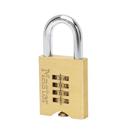 Master Lock Cadenas a combinaison Laiton massif 50 mm 651EURD