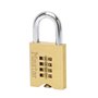 Master Lock Cadenas a combinaison Laiton massif 50 mm 651EURD