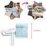 Badabulle Siege de table pour bébé avec Systeme d'attache 4 bras, Pliage Ultra Compact, De 6 a 36 mois