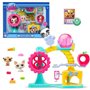 BANDAI - Littlest Pet Shop - Coffret Fun Factory - Ensemble de jeu avec 2 animaux