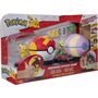 2 Poké Balls avec leur Pokémon et 6 disques d'attaques - BANDAI - Pokémon - Poké Ball attaque surprise Pikachu vs Arcko 