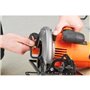 Scie circulaire filaire BLACK+DECKER CS1550-QS - Profondeur de coupe 66 mm