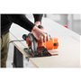 Scie circulaire filaire BLACK+DECKER CS1550-QS - Profondeur de coupe 66 mm