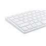 Clavier TKL - BLUESTORK - Bluetooth Rechargeable pour Mac - Blanc