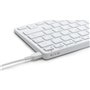 Clavier TKL - BLUESTORK - Bluetooth Rechargeable pour Mac - Blanc