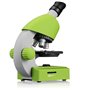 Microscope 40x-640x - BRESSER JUNIOR - Éclairage LED - kit d'expérimentation - vert