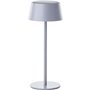 Lampe de table d'extérieur - BRILLIANT - PICCO - LED et solaire - Métal et plastique - 5 W - Gris dépoli