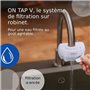 Systeme de filtration sur robinet - BRITA - ON TAP V - 600 L d'eau filtrée / 4 mois - 3 modes d'utilisations - 5 adaptat