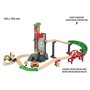 BRIO World Grand Circuit Plateforme Multimodale - Coffret 32 pieces - Circuit de train en bois - Ravensburger - Des 3 an