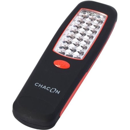Veilleuse LED rectangulaire magnétique - CHACON - Piles incluses - Noir