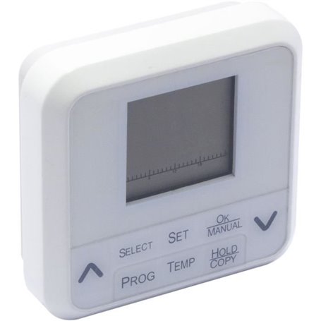Thermostat digital - CHACON - 1150 W - 7 programmes - Blanc