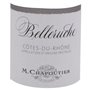 Maison Chapoutier Cuvée Belleruche 2022 Côtes-du-Rhône - Vin rouge de la Vallée du Rhône